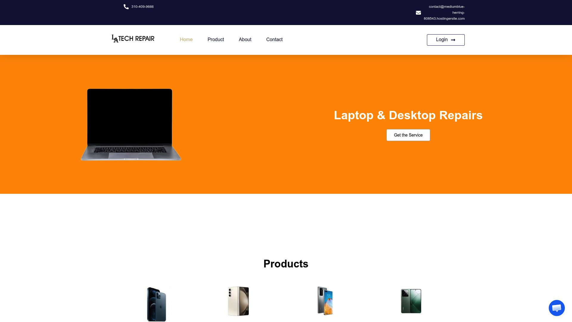 LA Tech Repair website
